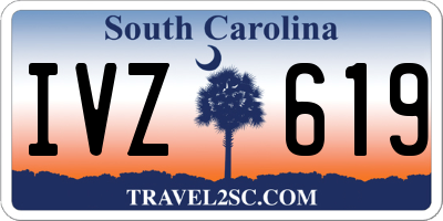 SC license plate IVZ619