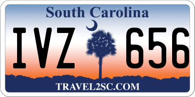 SC license plate IVZ656