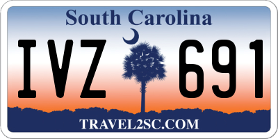 SC license plate IVZ691