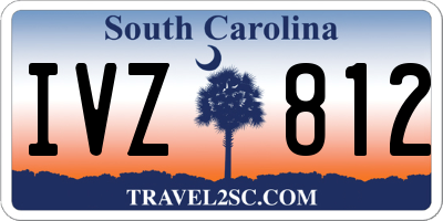 SC license plate IVZ812