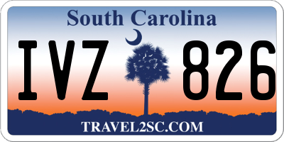 SC license plate IVZ826