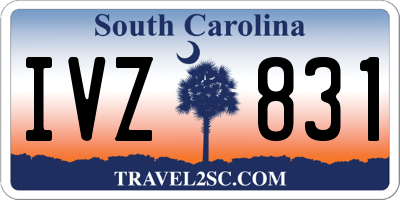SC license plate IVZ831
