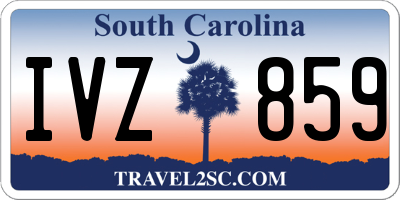 SC license plate IVZ859