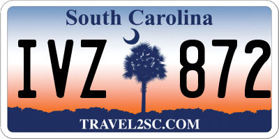 SC license plate IVZ872