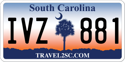 SC license plate IVZ881