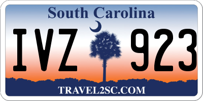 SC license plate IVZ923