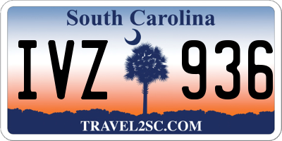 SC license plate IVZ936