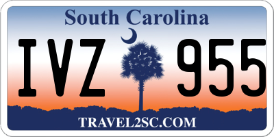 SC license plate IVZ955