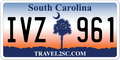 SC license plate IVZ961