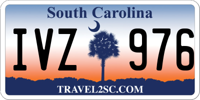SC license plate IVZ976