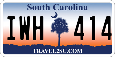SC license plate IWH414