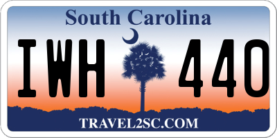 SC license plate IWH440