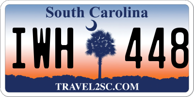 SC license plate IWH448