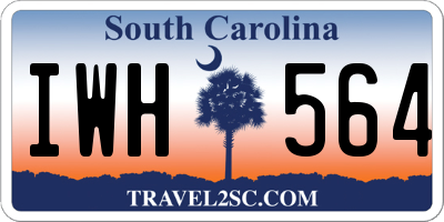 SC license plate IWH564
