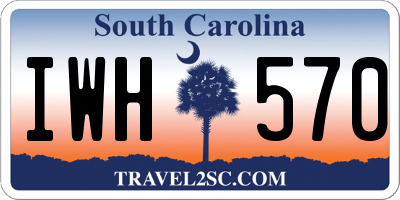 SC license plate IWH570