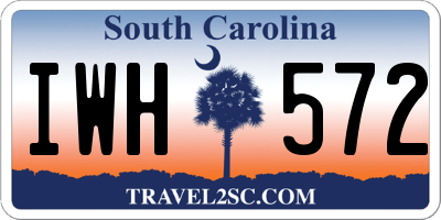 SC license plate IWH572
