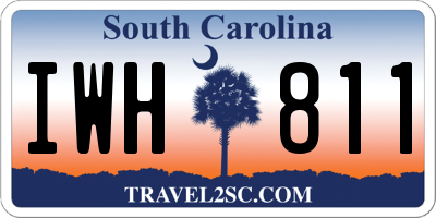 SC license plate IWH811