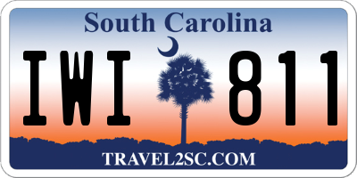 SC license plate IWI811