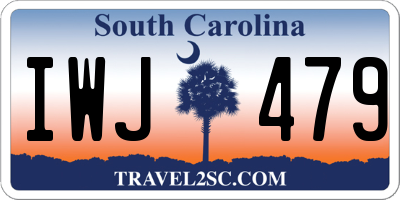 SC license plate IWJ479