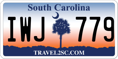 SC license plate IWJ779