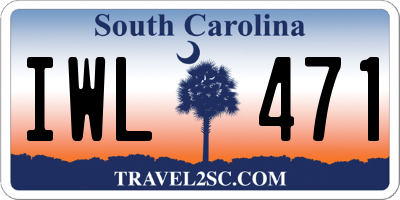 SC license plate IWL471
