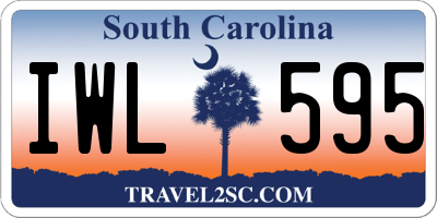SC license plate IWL595