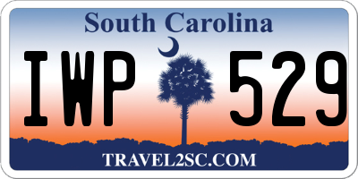 SC license plate IWP529