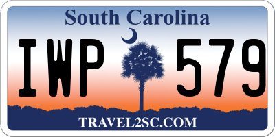 SC license plate IWP579
