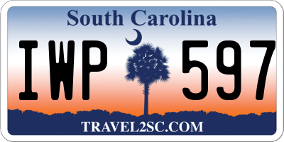 SC license plate IWP597
