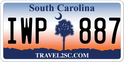 SC license plate IWP887
