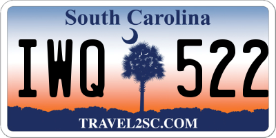 SC license plate IWQ522
