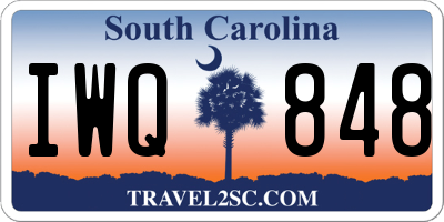 SC license plate IWQ848