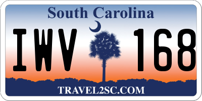 SC license plate IWV168