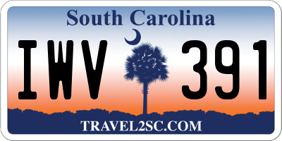SC license plate IWV391