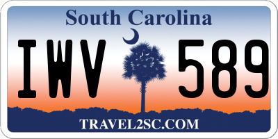 SC license plate IWV589