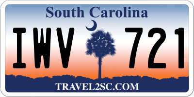 SC license plate IWV721