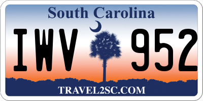 SC license plate IWV952