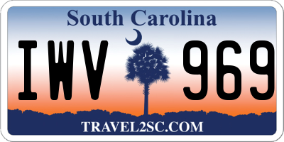 SC license plate IWV969