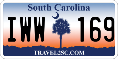 SC license plate IWW169