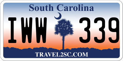 SC license plate IWW339