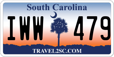 SC license plate IWW479