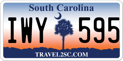 SC license plate IWY595