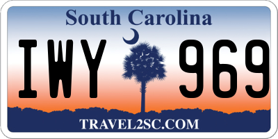 SC license plate IWY969