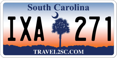 SC license plate IXA271