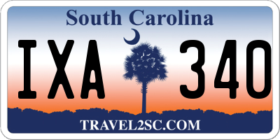 SC license plate IXA340