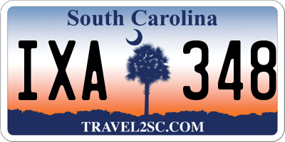 SC license plate IXA348