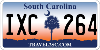 SC license plate IXC264