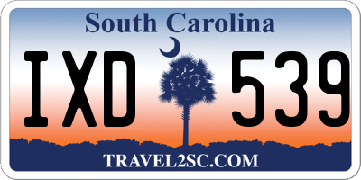 SC license plate IXD539