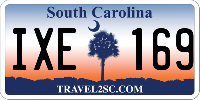 SC license plate IXE169