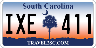 SC license plate IXE411